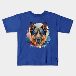 Cute German Shepherd dog gift ideas Kids T-Shirt
